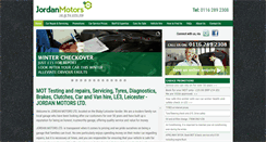 Desktop Screenshot of jordanmotors-leicester.co.uk